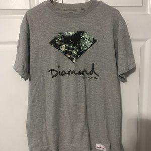Diamond Supply Co. Gray T-Shirt